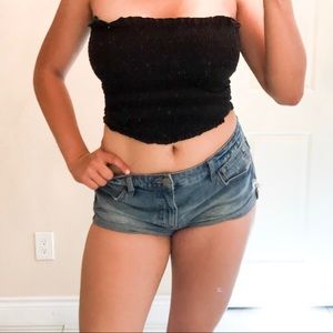 Free People jean shorts